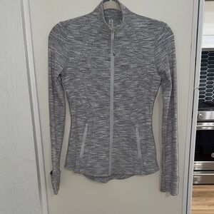 lululemon athletica Define Jacket Full Zip Athletic Space Grey & White | 4